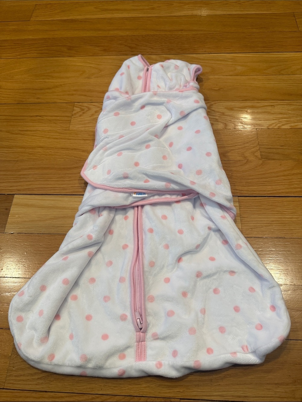 Halo fleece girls sleep sack swaddle size small .